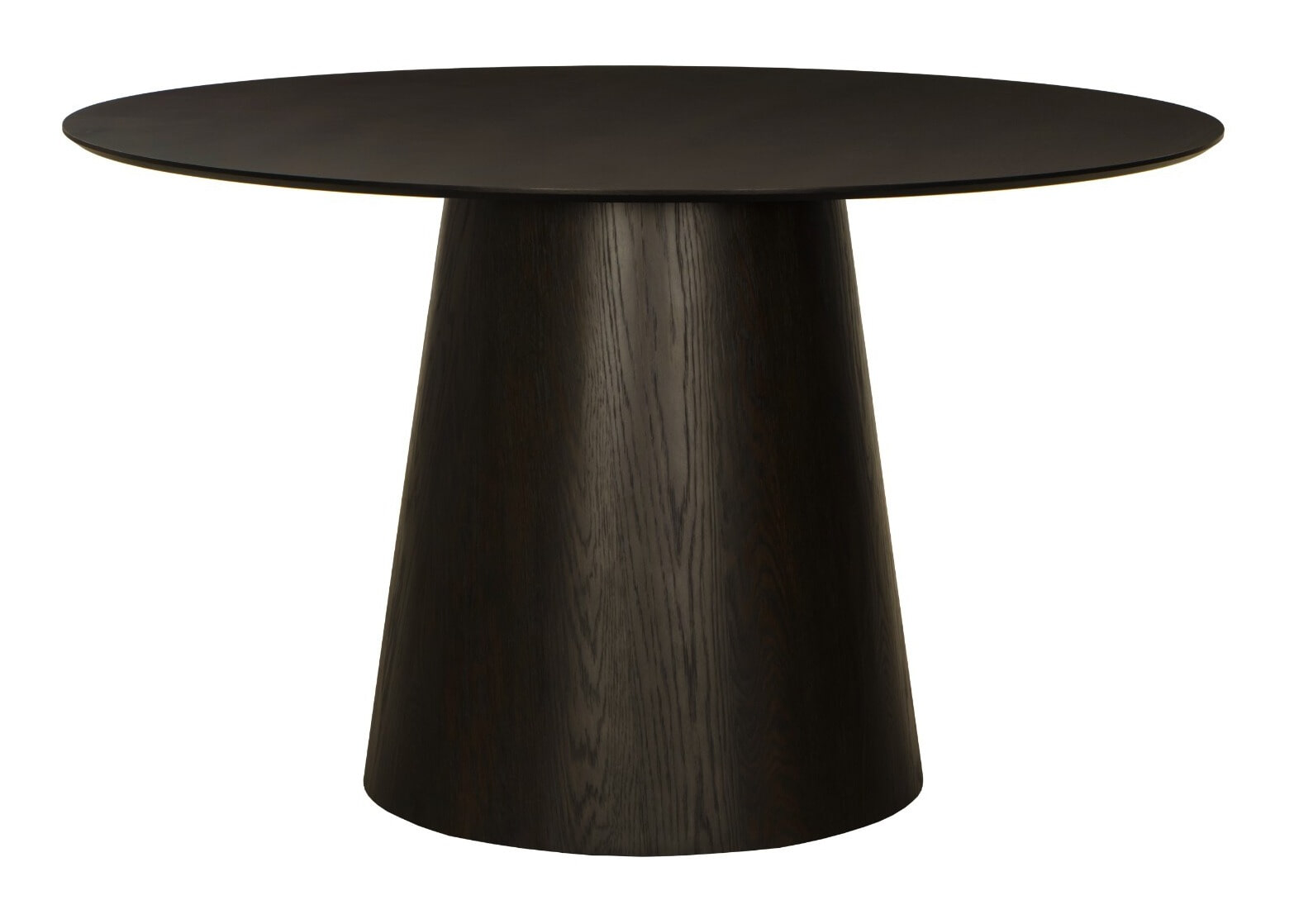 Livingfurn Ronde Eettafel Novero Eiken, 130cm - Espresso