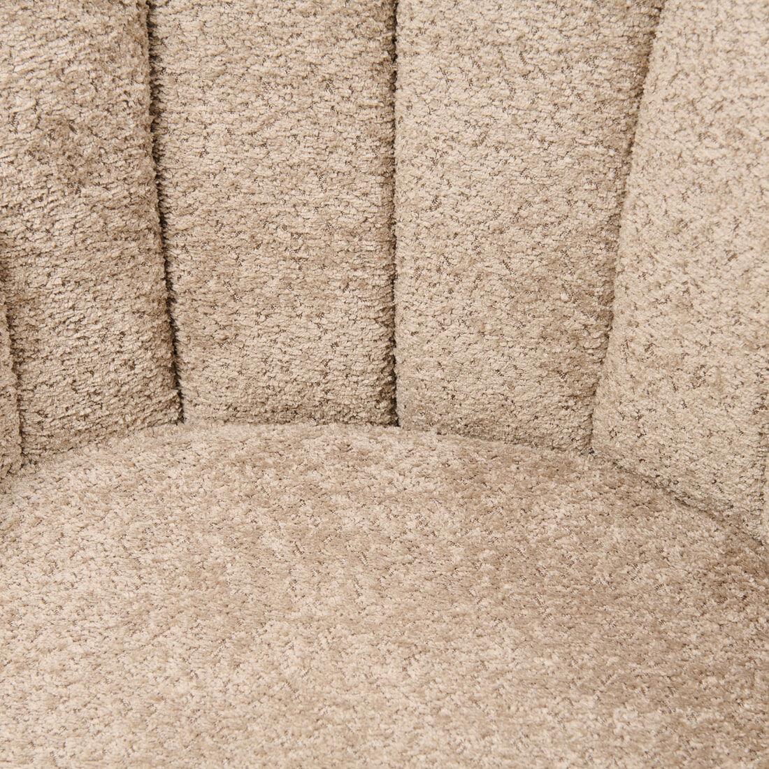 Rivièra Maison Draaifauteuil 'St. Lewis' Chenille, kleur Soft Walnut