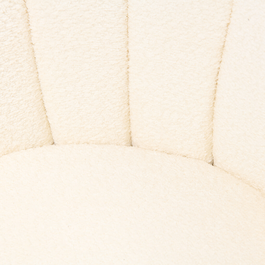 Rivièra Maison Draaifauteuil 'St. Lewis' Chenille, kleur Ivory White