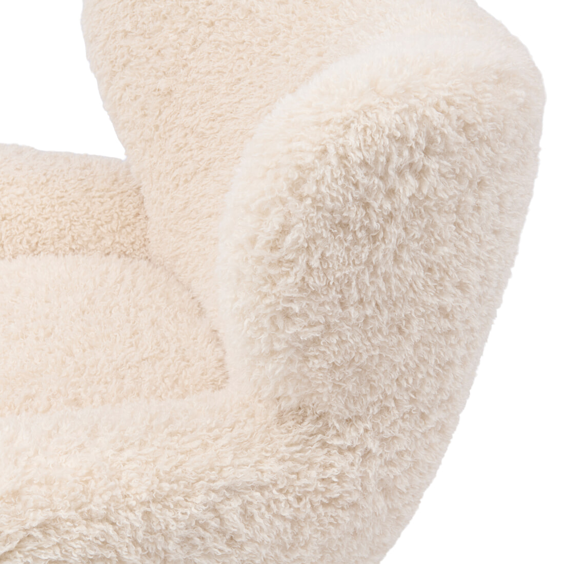 Rivièra Maison Fauteuil 'Courchevel' Poodle Weave, kleur Wit