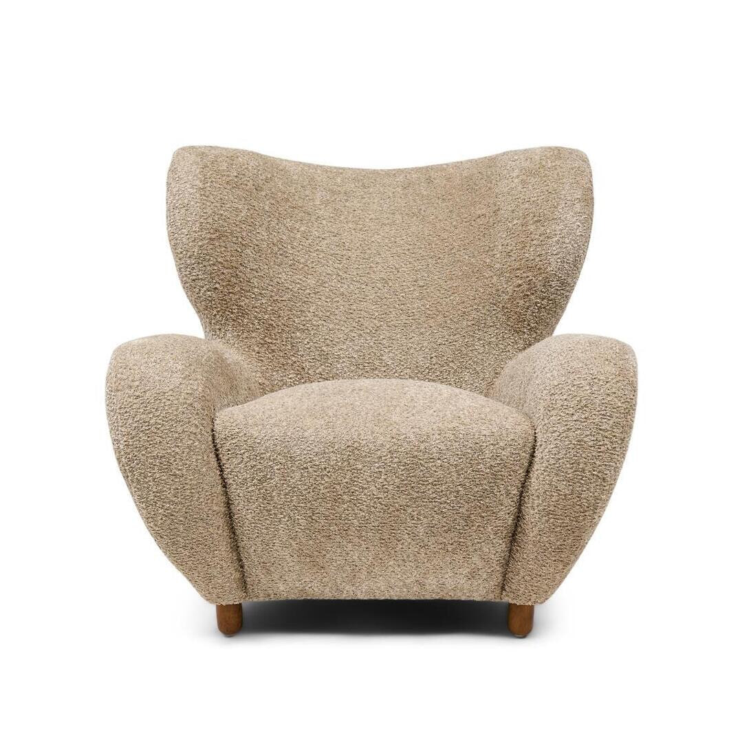 Rivièra Maison Fauteuil Courchevel Chenille - Classic Cream - Velvet