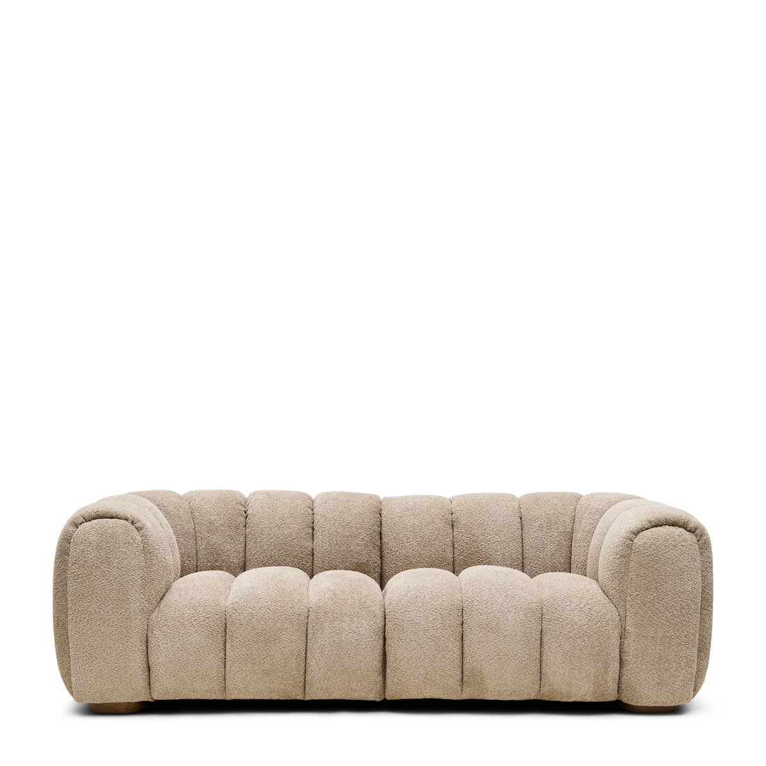 Rivièra Maison 3,5-zits Bank 'Vicenza' Chenille, 298cm, kleur Soft Walnut