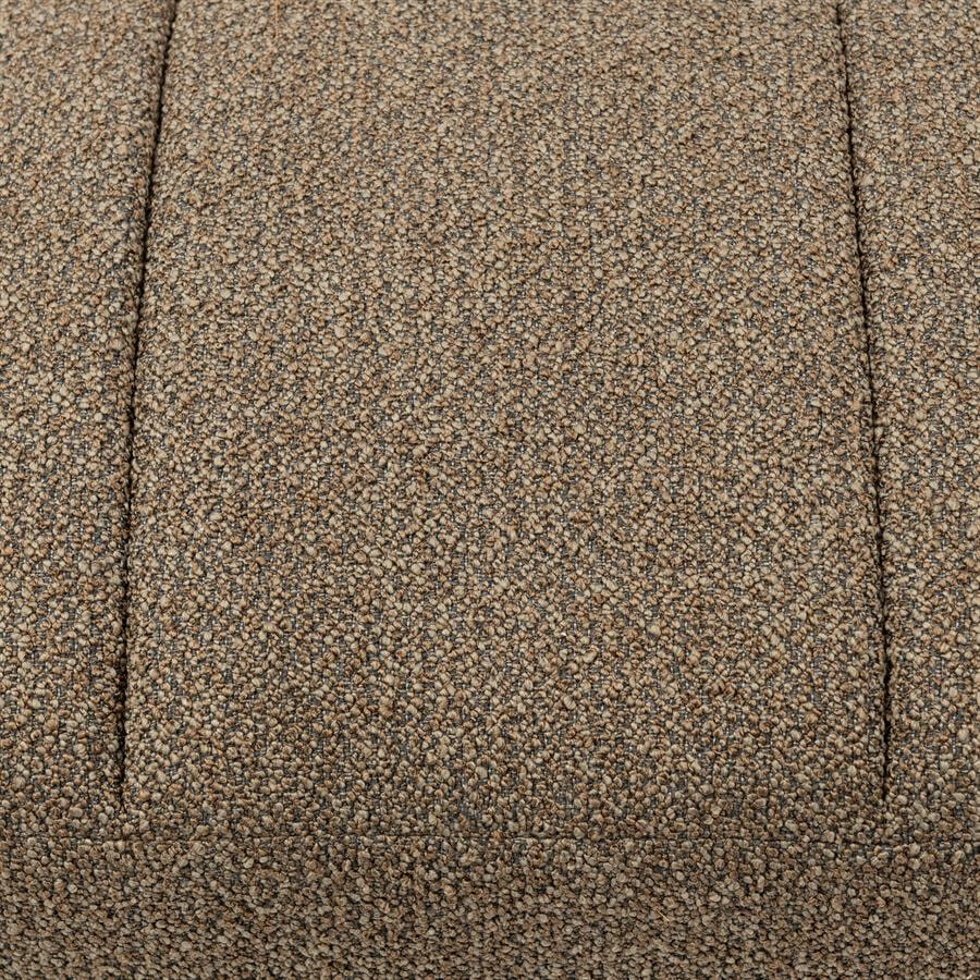Rivièra Maison Bankje 'Brera' 162cm, Bouclé, kleur Classic Brown