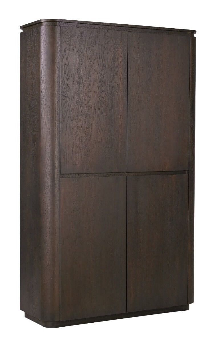 Livingfurn Opbergkast Rivano Eiken, 180 x 45cm - Basalt