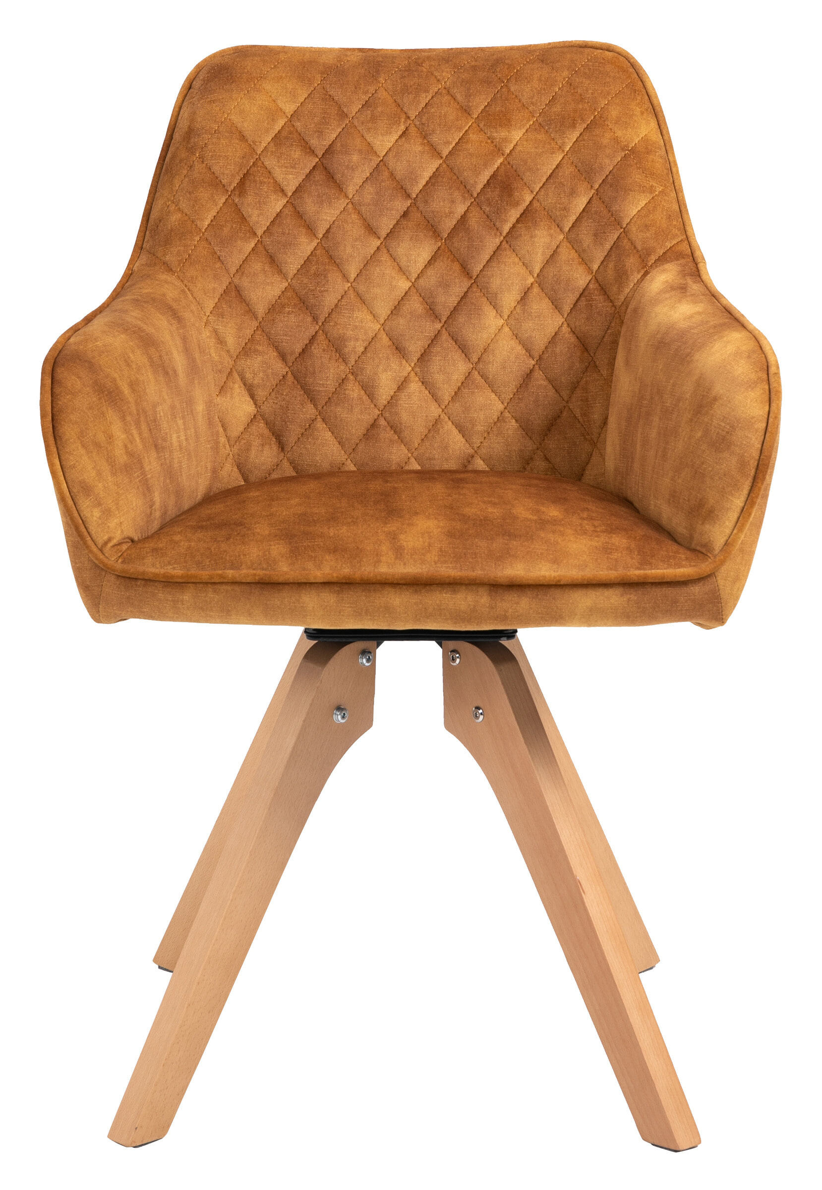 Artistiq Eetkamerstoel 'Mercur' Velvet, kleur goud