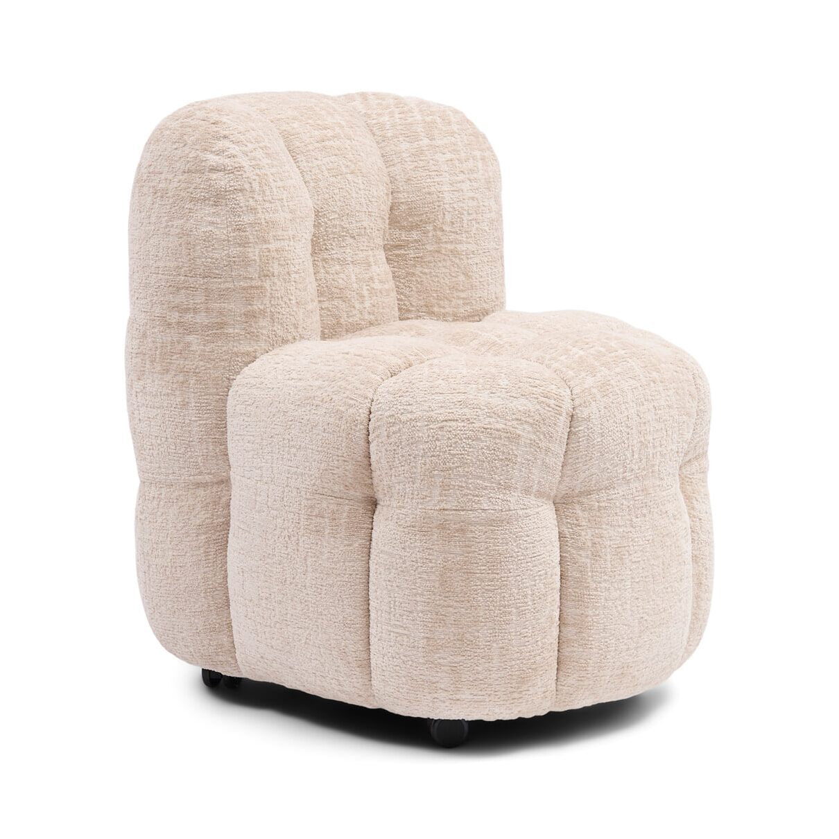 Rivièra Maison Eetkamerstoel 'Arosa' Op wielen, Chenille