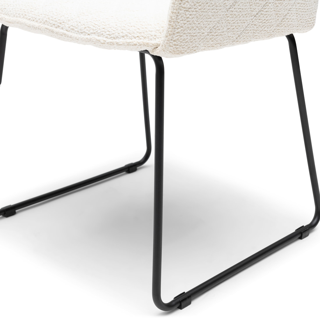 Rivièra Maison Eetkamerstoel 'Frisco Drive' Bouclé, kleur Simply White