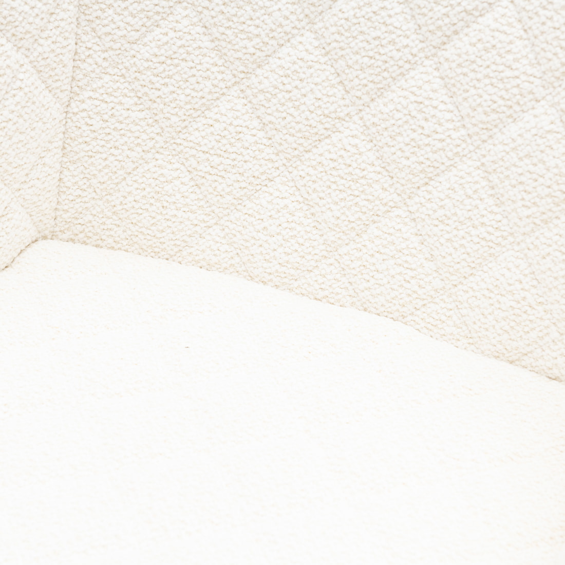 Rivièra Maison Eetkamerstoel 'Frisco Drive' Bouclé, kleur Simply White