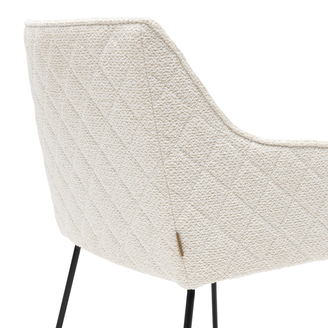 Rivièra Maison Eetkamerstoel 'Frisco Drive' Bouclé, kleur Simply White