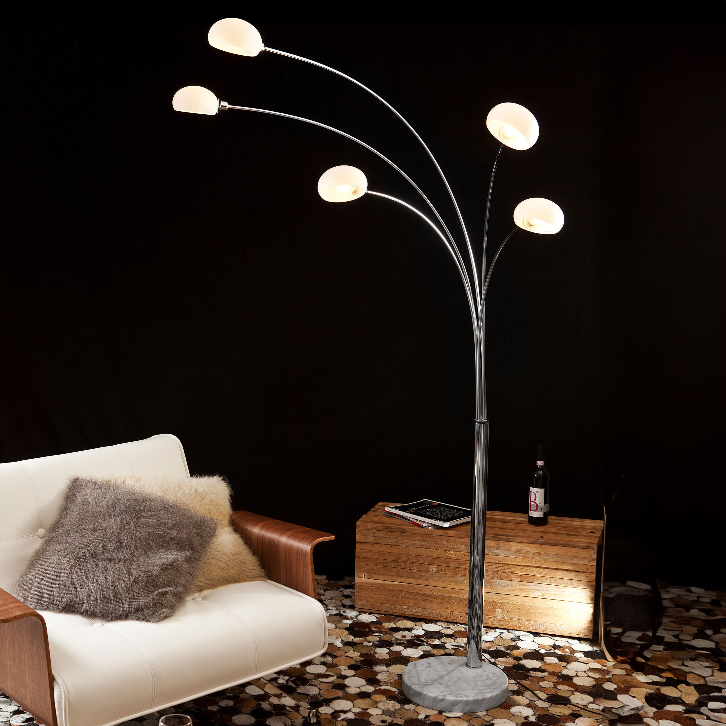 Artistiq Vloerlamp Natasha 210cm hoog - Metaal