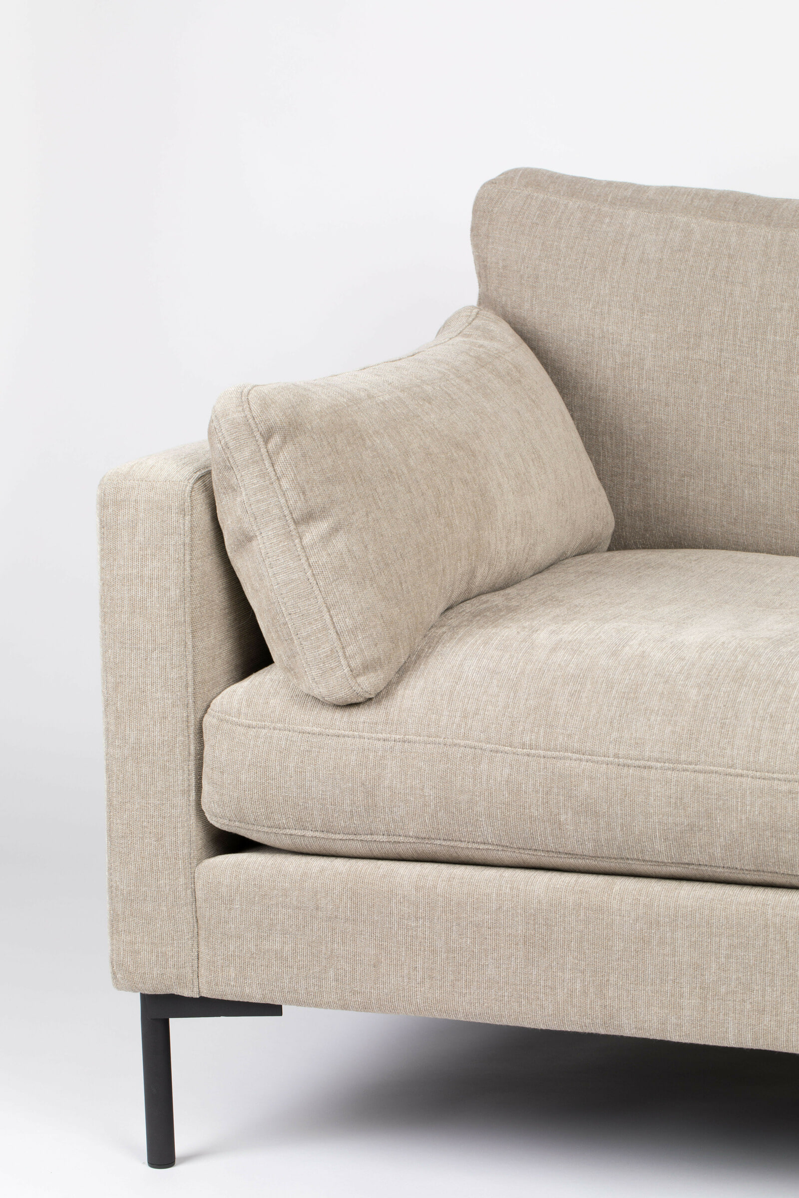Zuiver 4,5-zits Bank 'Summer' 335cm, kleur Naturel