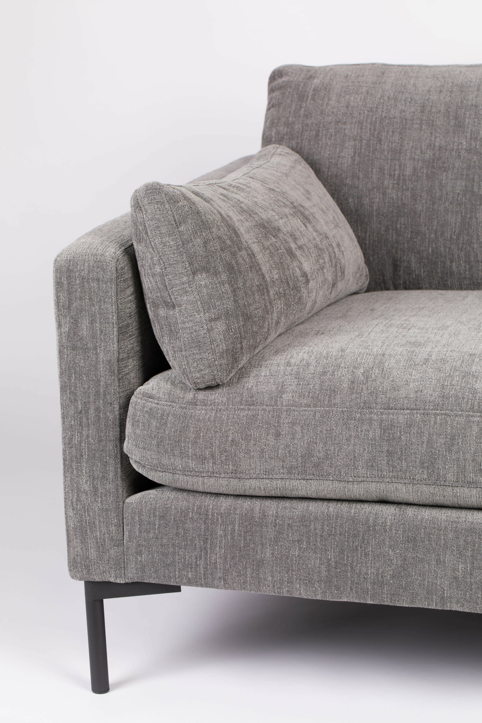 Zuiver 4,5-zits Bank 'Summer' 335cm, kleur Antraciet