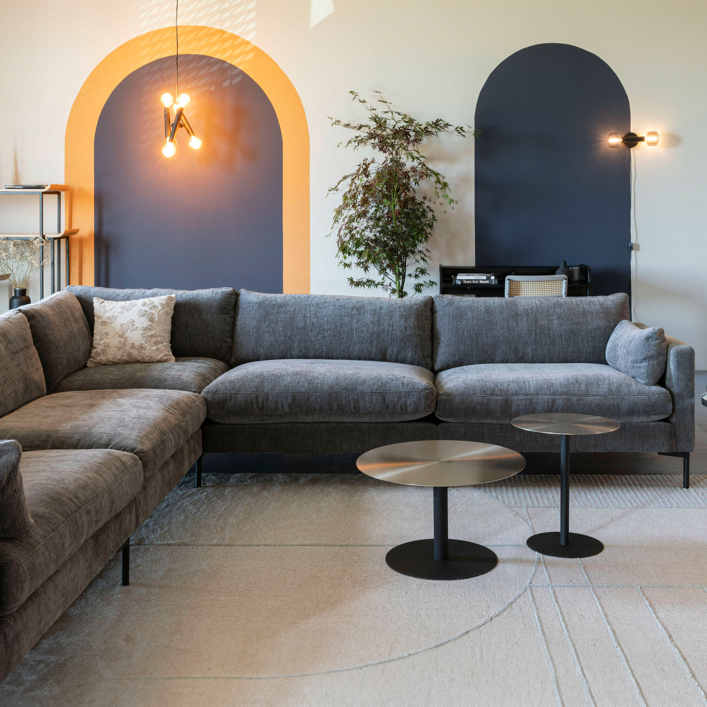 Zuiver 7-zits Hoekbank 'Summer' 