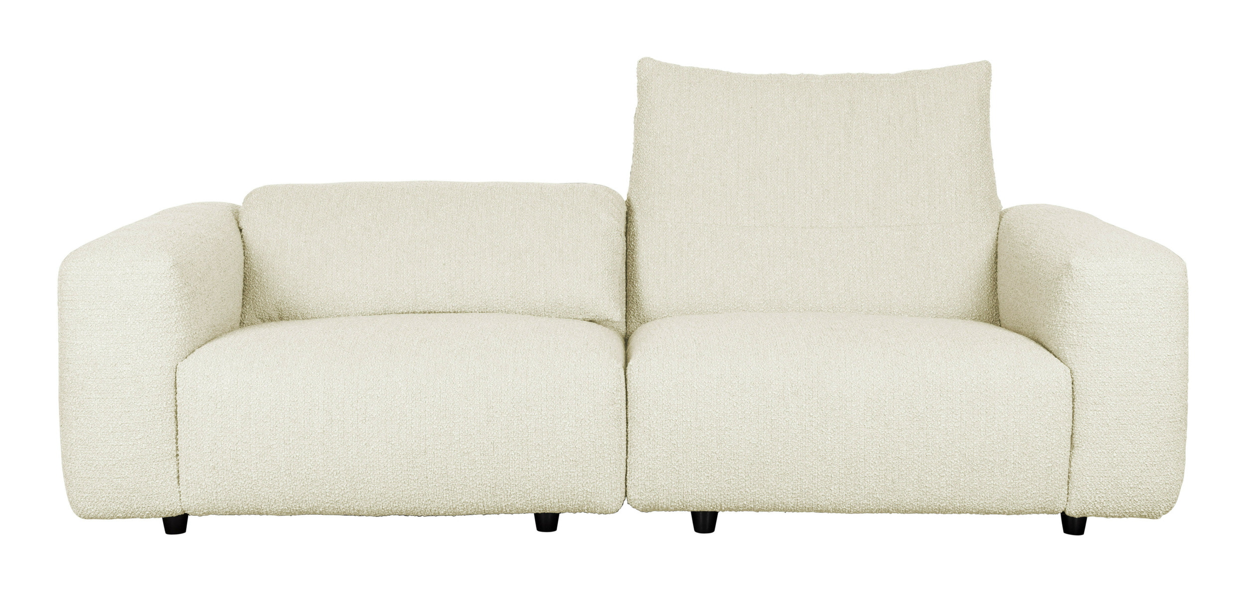 Zuiver 3-zits Bank 'Wings' Bouclé, kleur Naturel