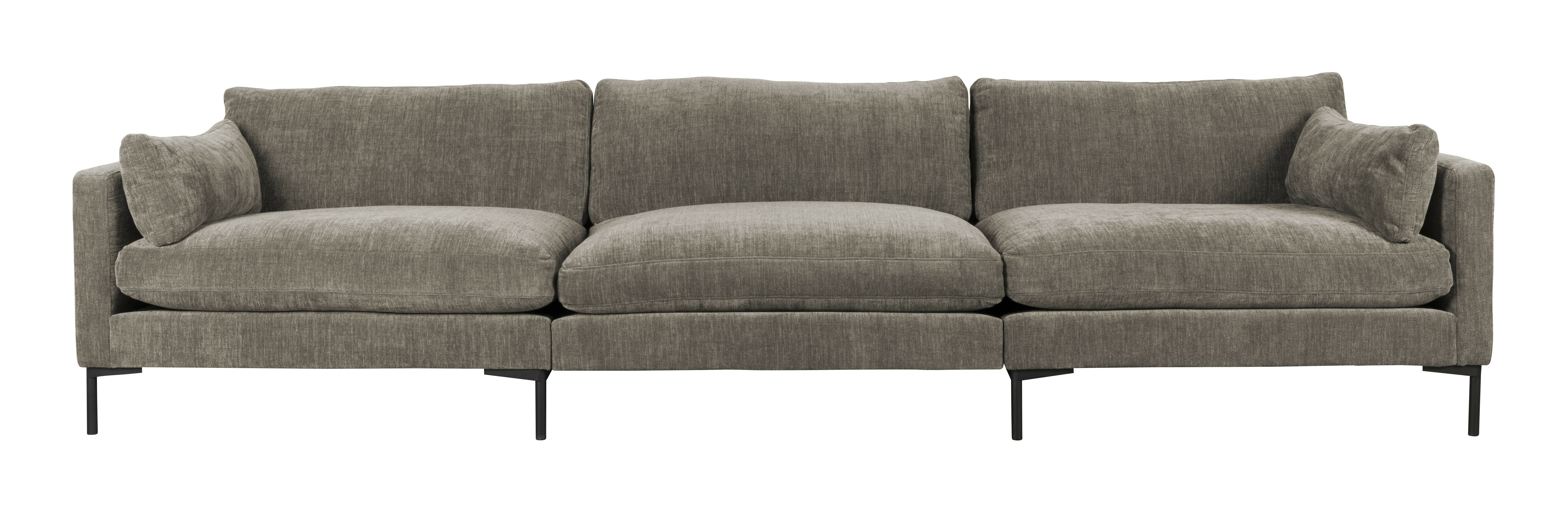 Zuiver 4,5-zits Bank 'Summer' 335cm, kleur Coffee