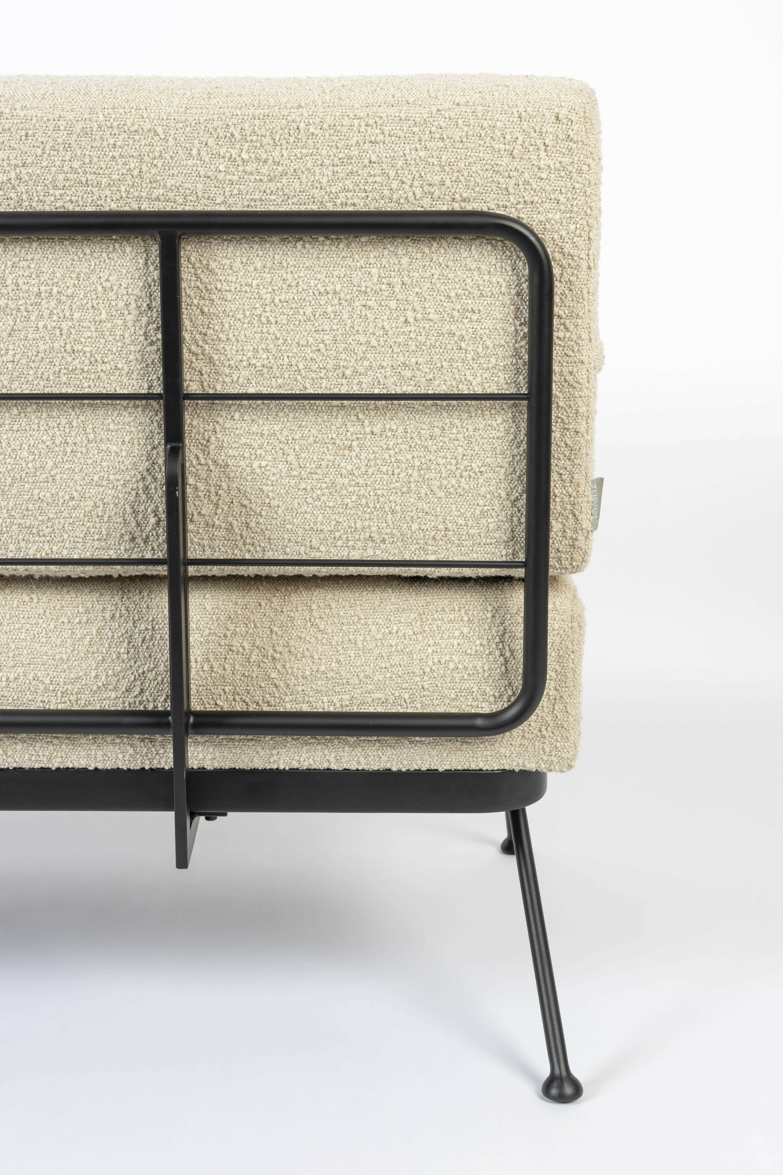 Zuiver Bank 'Bowie' Bouclé, kleur Beige