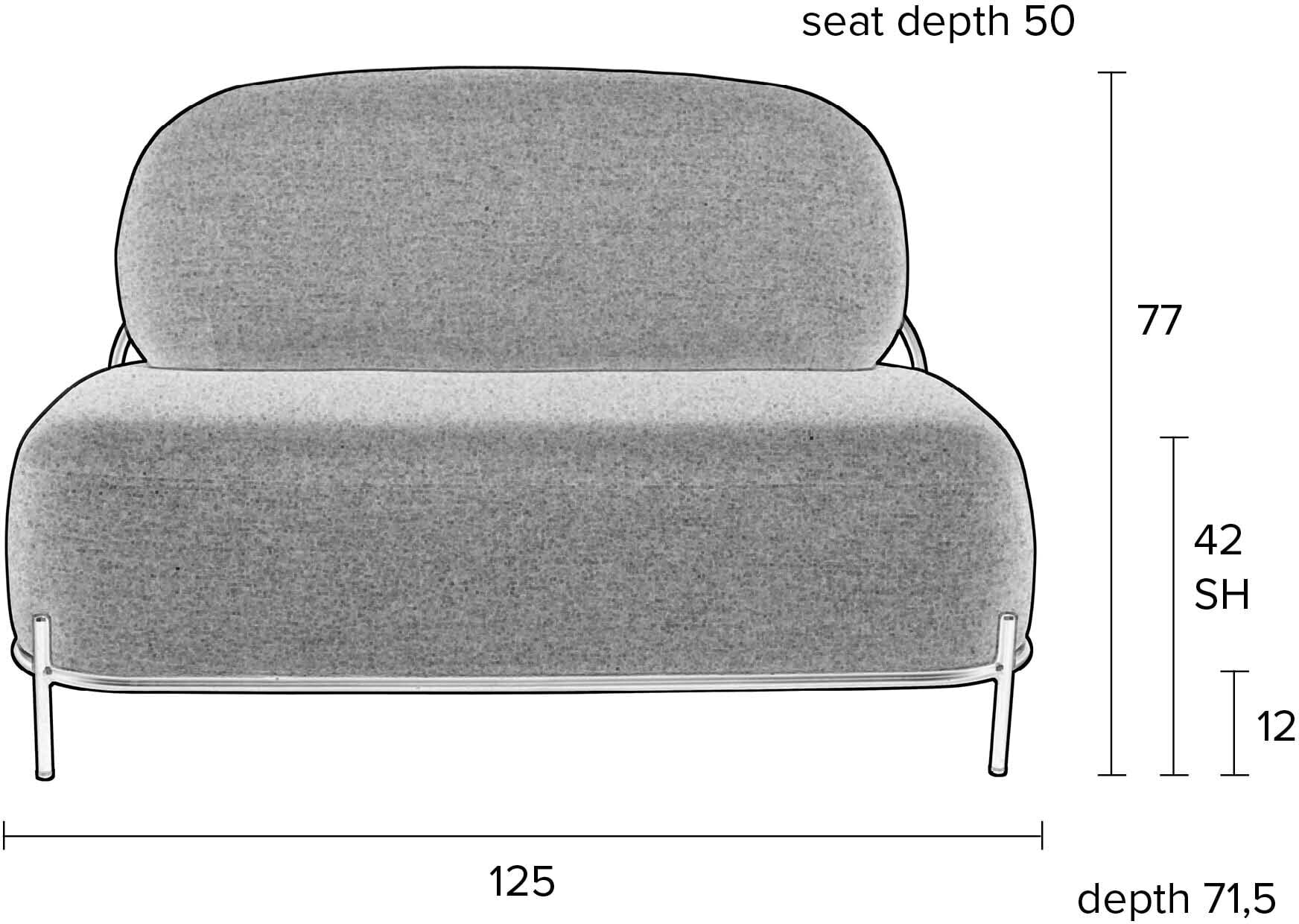 ZILT Halbank 'Brandan' Teddy, kleur Ivory
