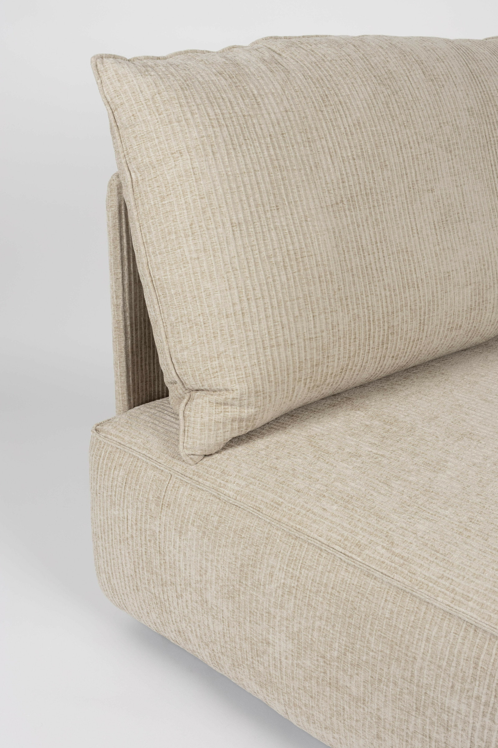 Zuiver 3-zits Bank 'Hunter' 318cm, kleur Zand