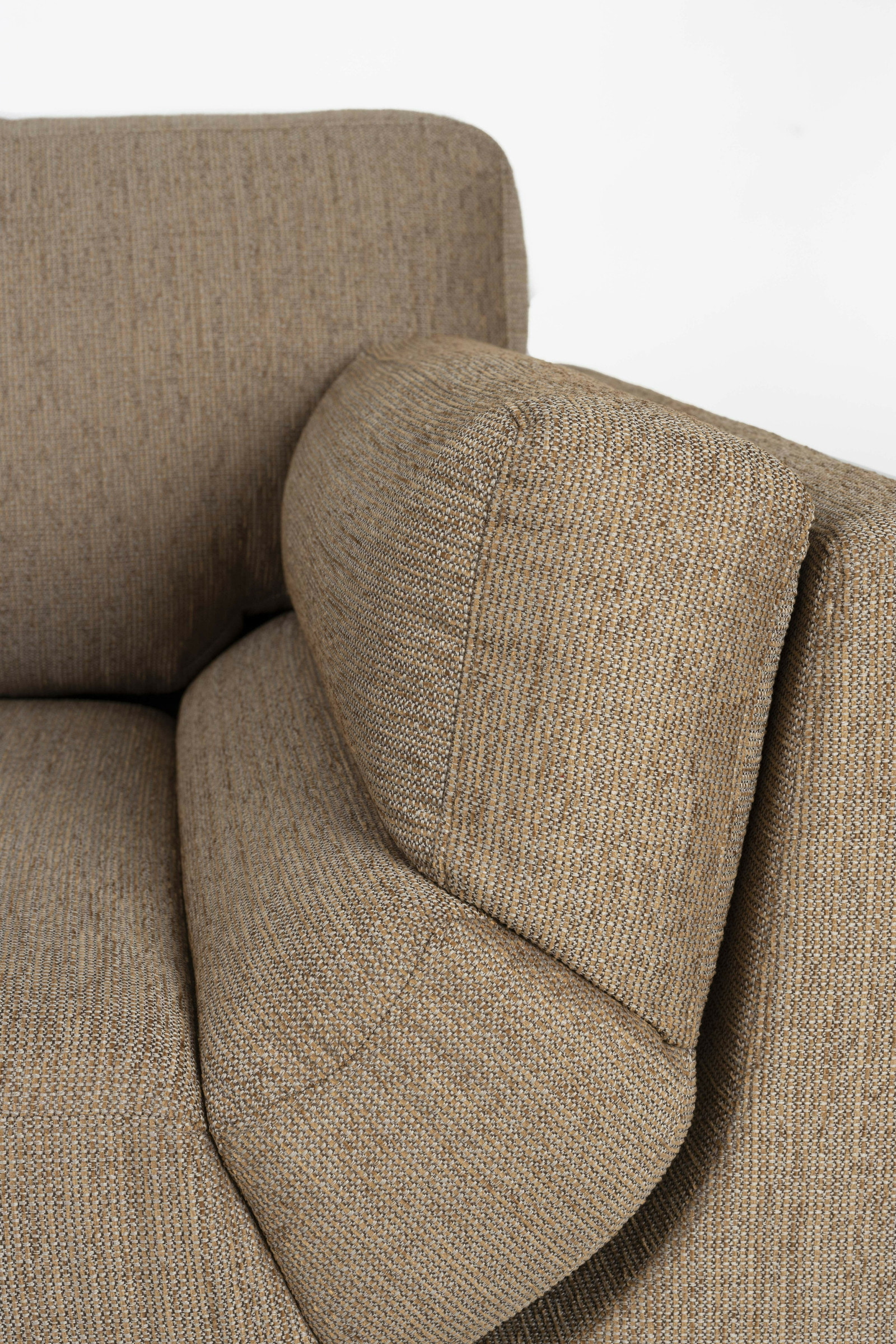Zuiver 3-zits Bank 'Balcony' kleur Caramel