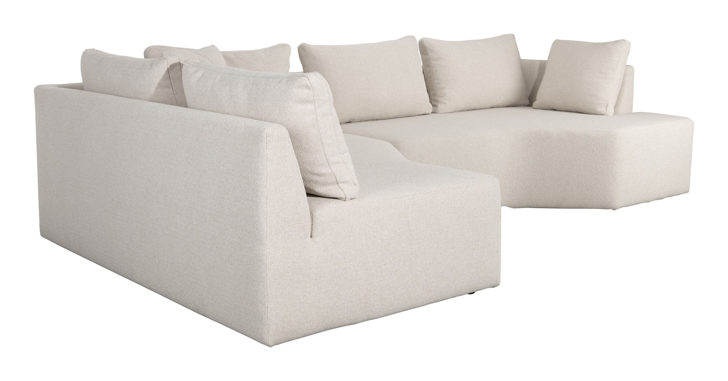 Zuiver Hoekbank 'Prosper' Links, kleur Zand