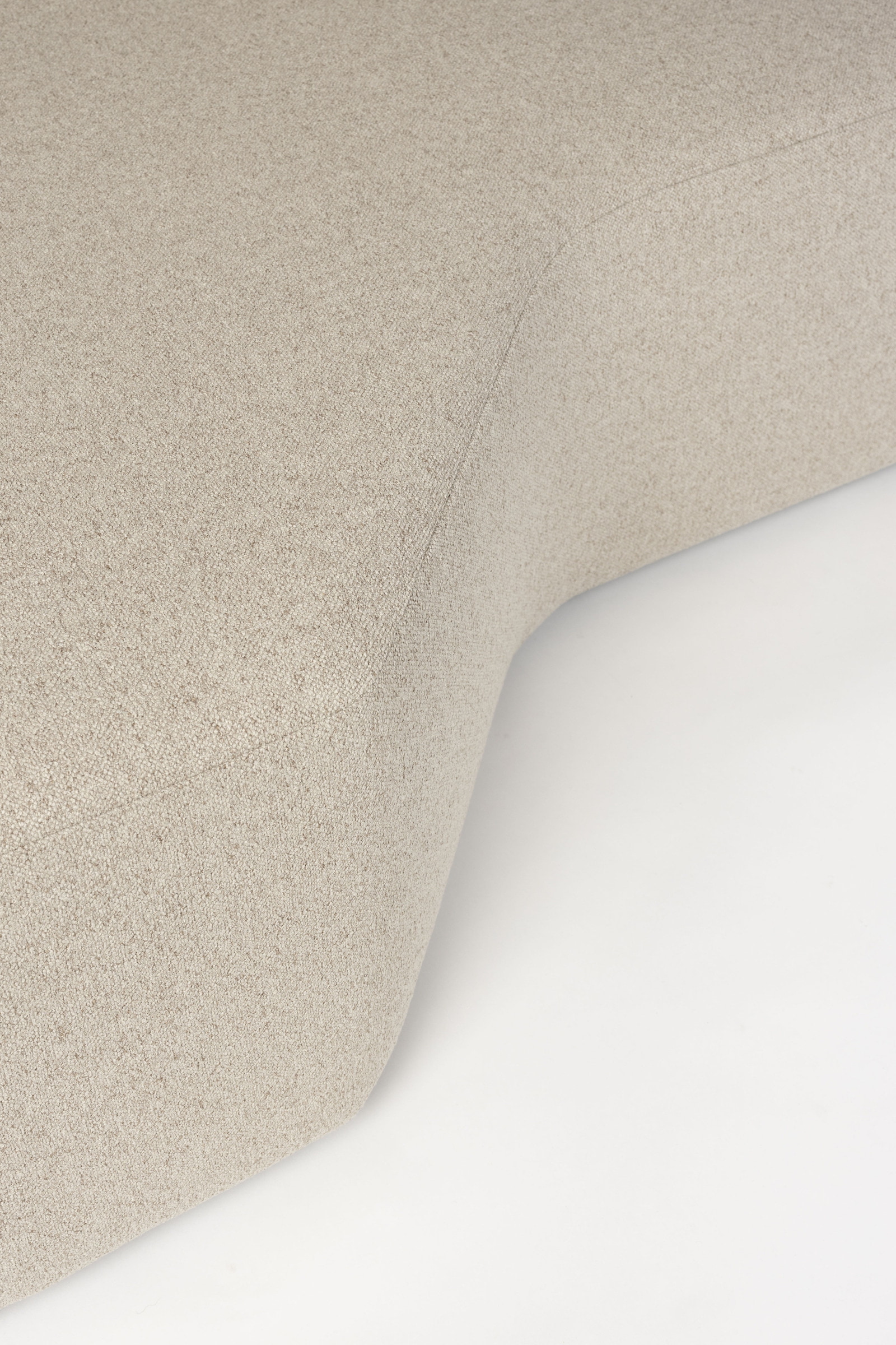 Zuiver Hoekbank 'Prosper' Rechts, kleur Cappuccino