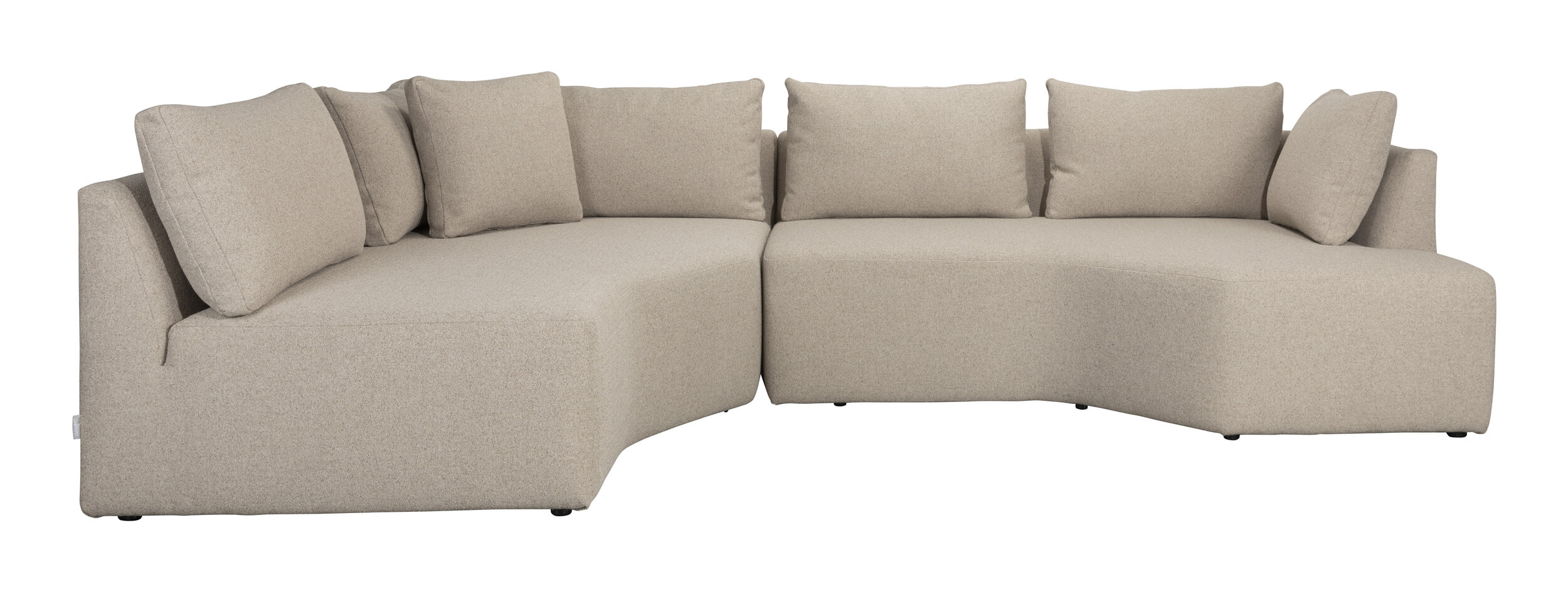 Zuiver Hoekbank 'Prosper' kleur Cappuccino