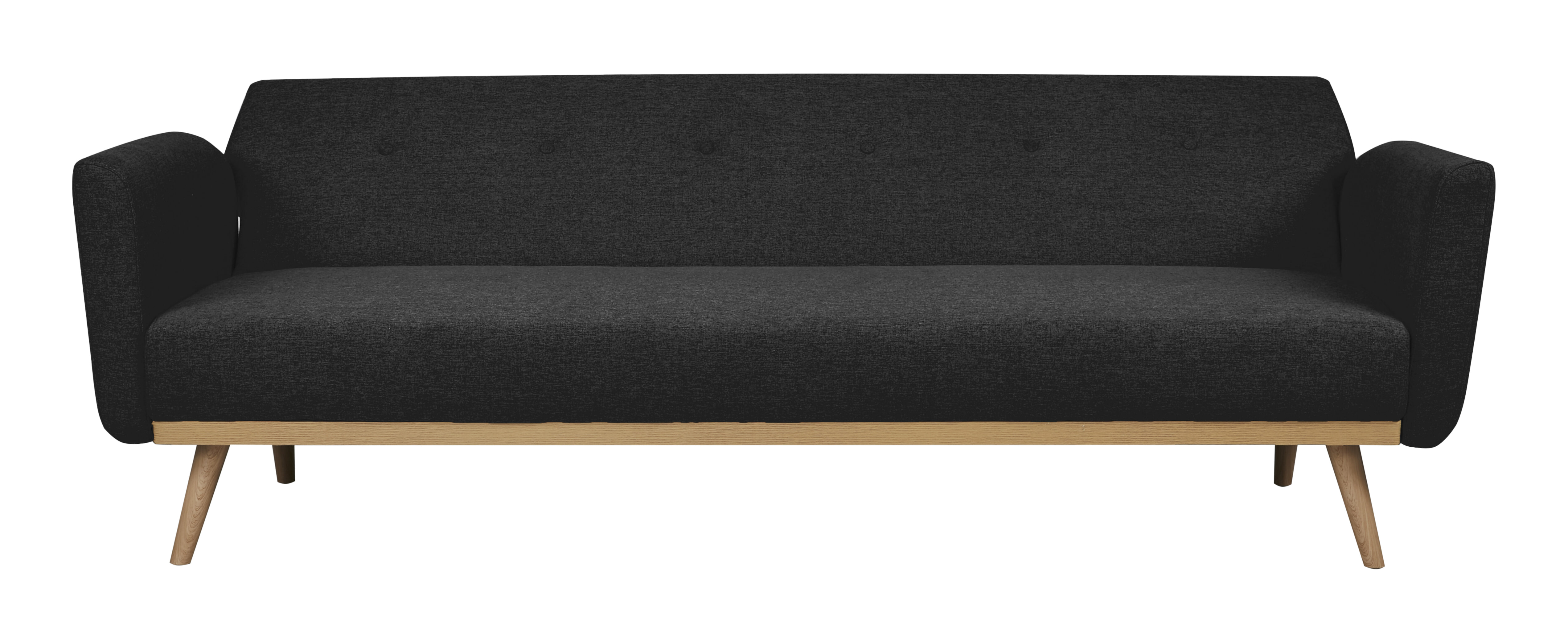 Artistiq 3-zits Slaapbank Kelyn 111 x 190cm, kleur Zwart