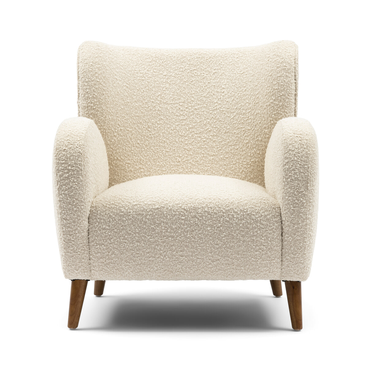 Rivièra Maison Fauteuil 'La Contessina' Bouclé, kleur Simply White