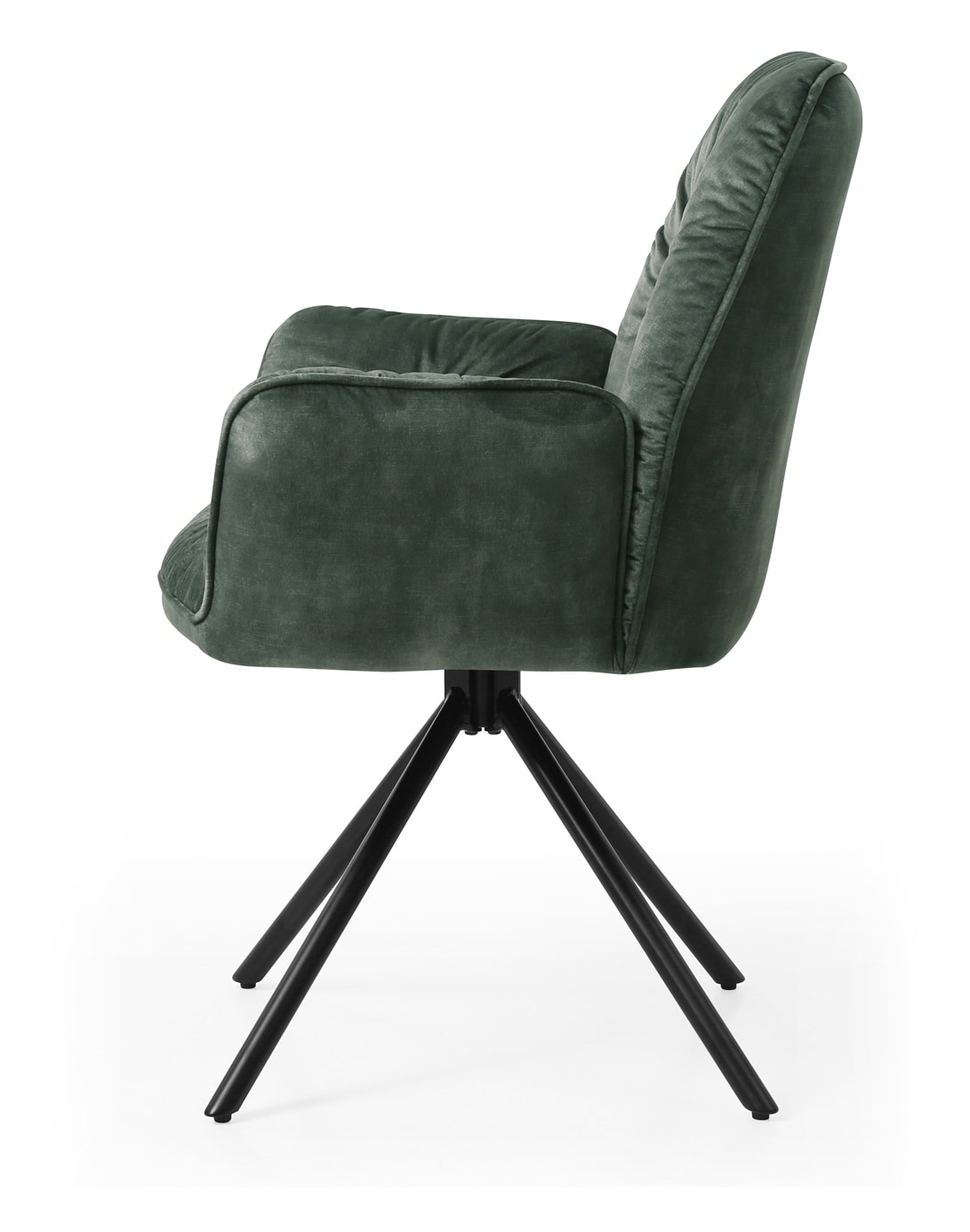Artistiq Eetkamerstoel 'Gadi' Velvet, kleur donkergroen