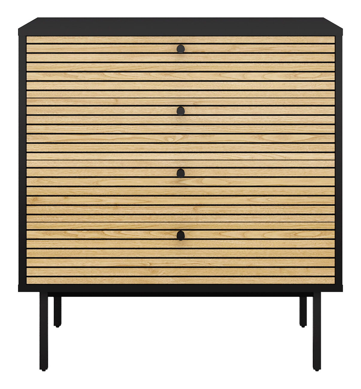 Artistiq Ladekast 'Sega' Eiken, 80cm