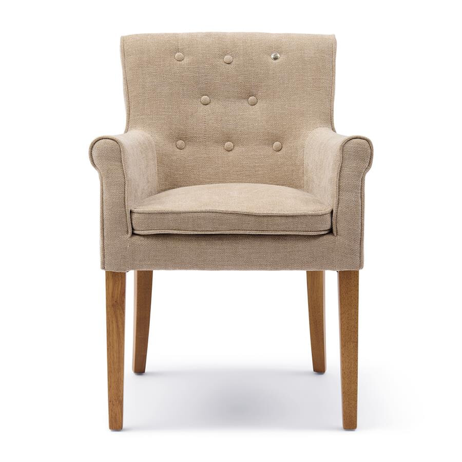 Rivièra Maison Eetkamerstoel La Scala Weave - Natural Linen