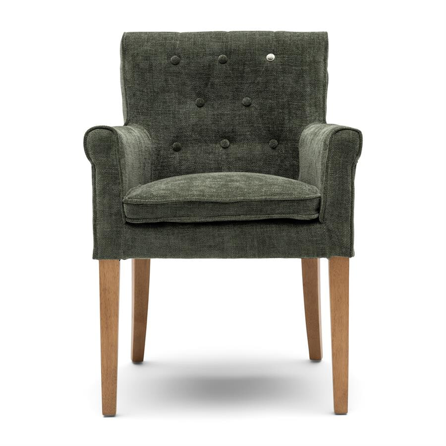 Rivièra Maison Eetkamerstoel La Scala Weave - Italian Olive