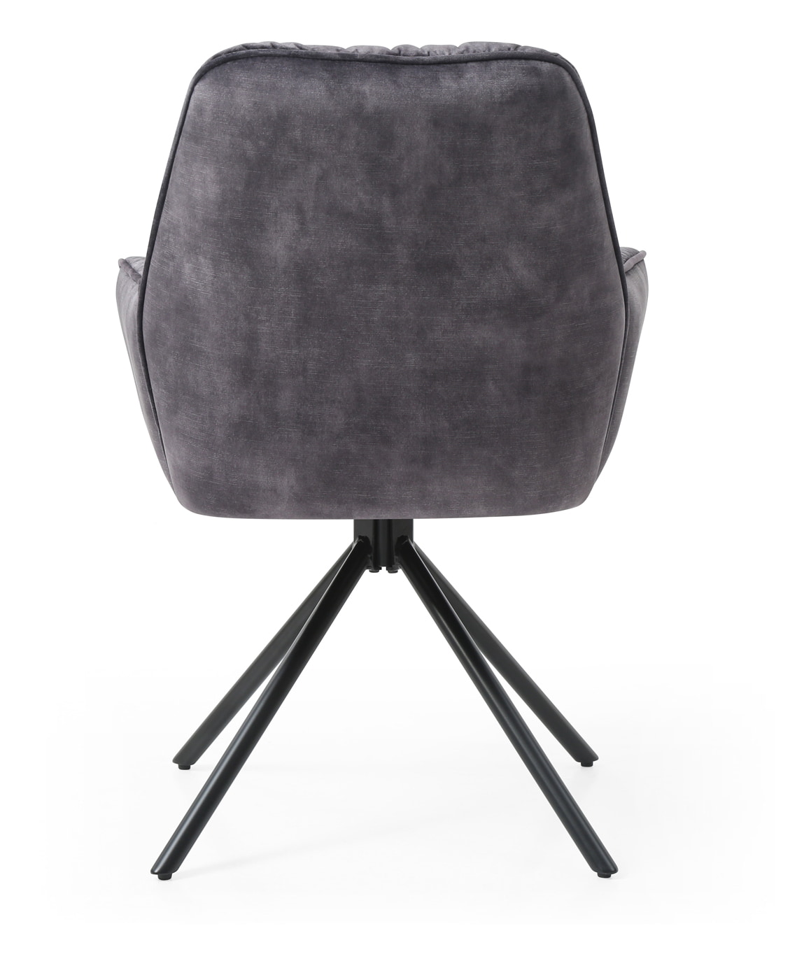 Artistiq Eetkamerstoel 'Gadi' Velvet, kleur Zwart