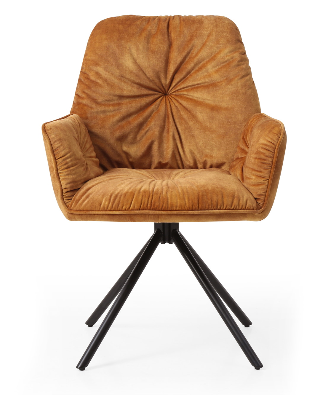 Artistiq Eetkamerstoel 'Gadi' Velvet, kleur Goud