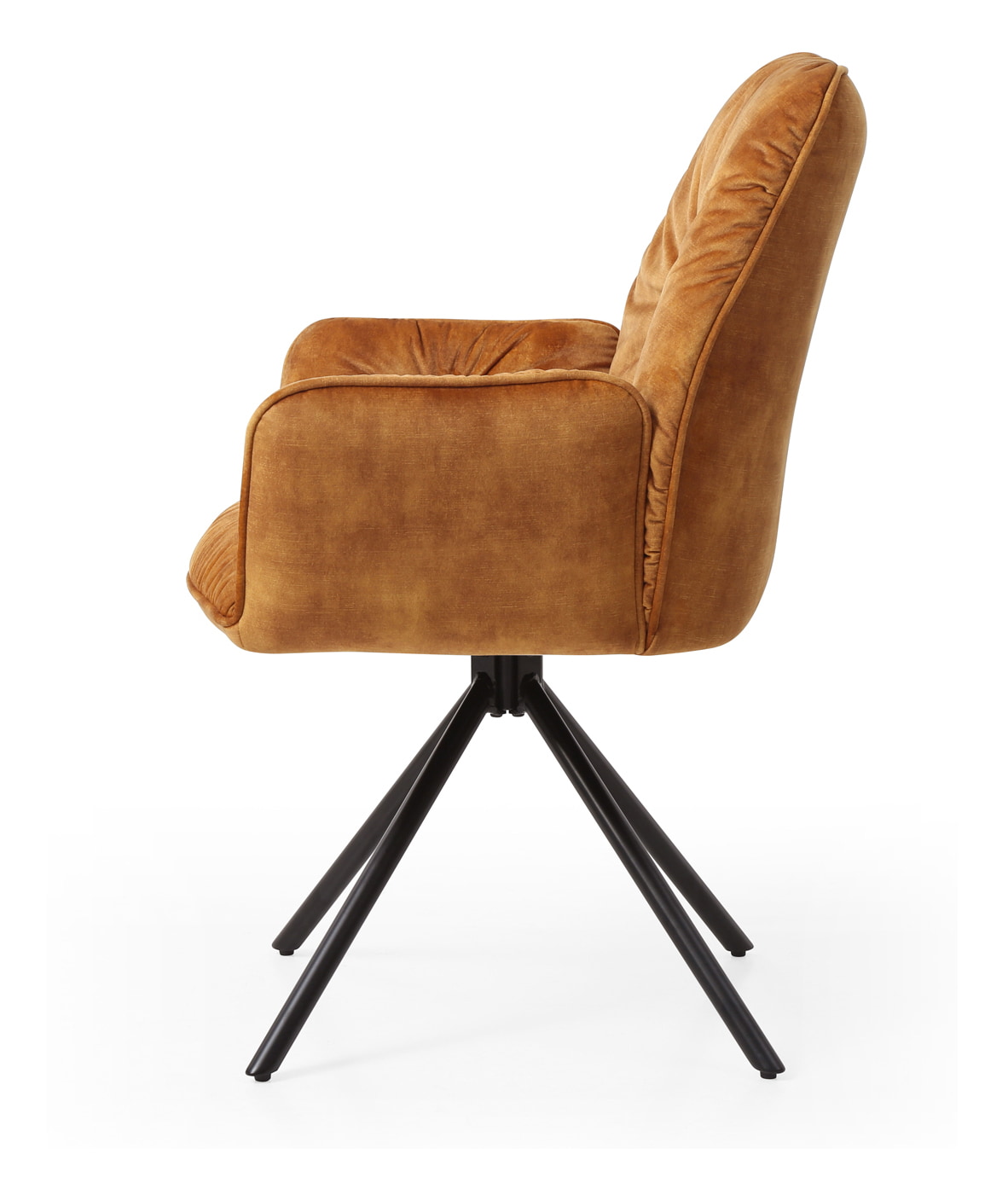 Artistiq Eetkamerstoel 'Gadi' Velvet, kleur Goud
