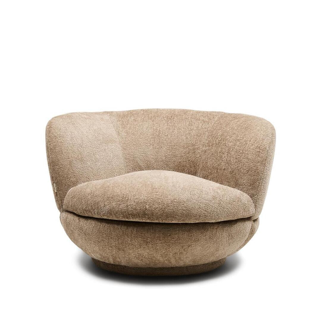 Rivièra Maison Draaifauteuil Credo Mélange Weave stof - Wheat