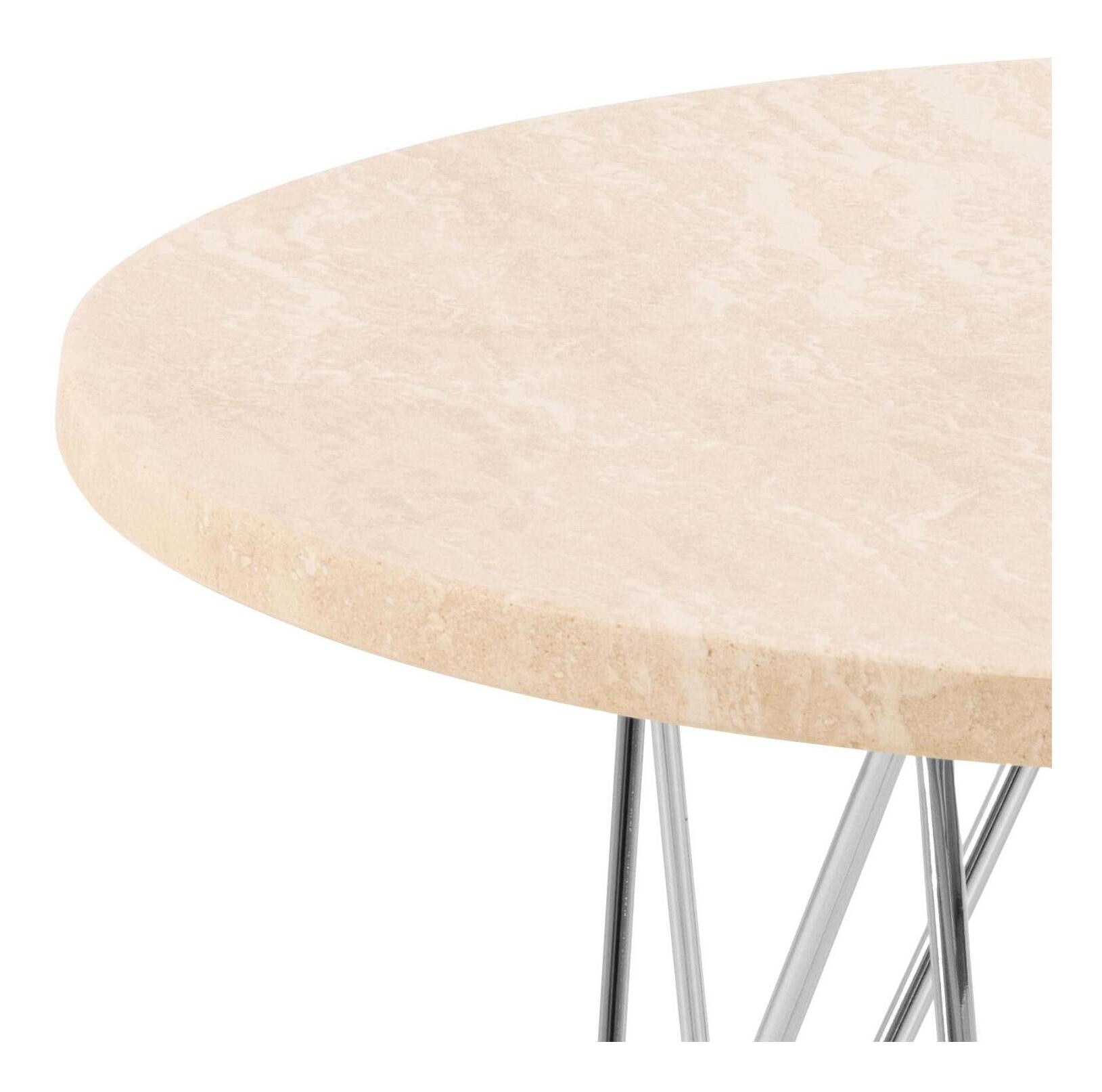 Bendt Ronde Salontafel 'Nadia' Travertin, 55cm
