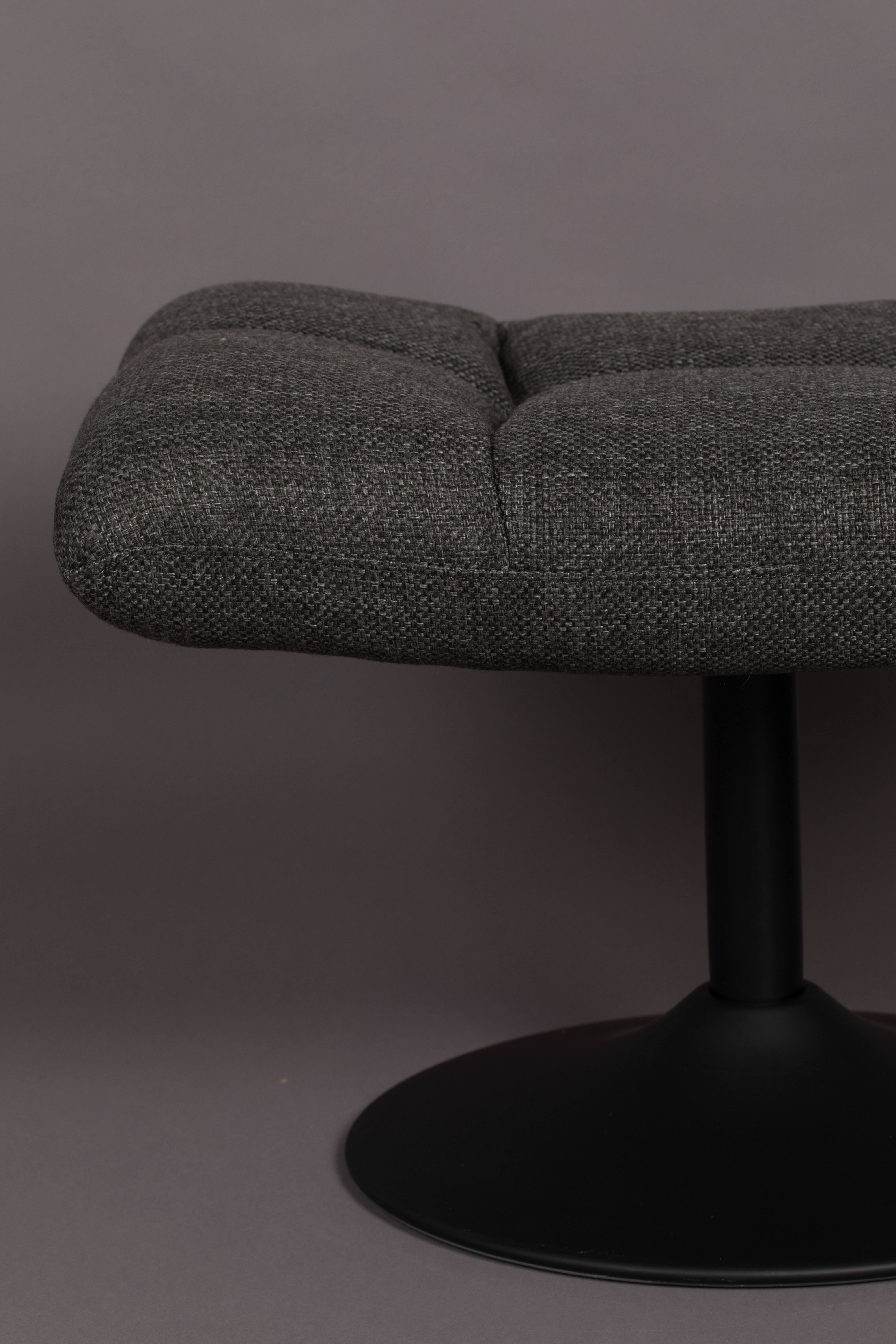 Dutchbone Hocker 'Bar', kleur Donkergrijs