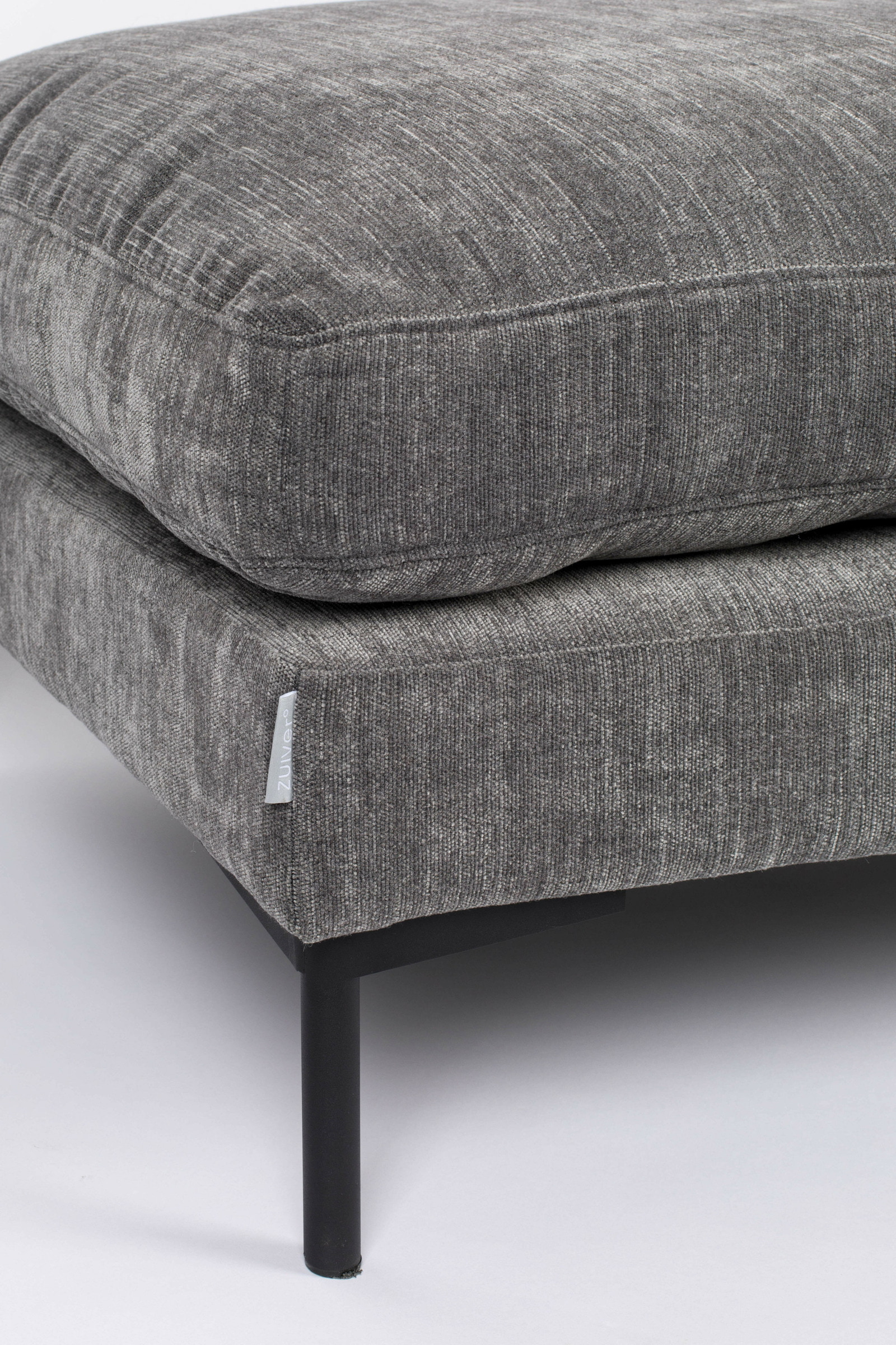 Zuiver Hocker 'Summer' kleur Antraciet