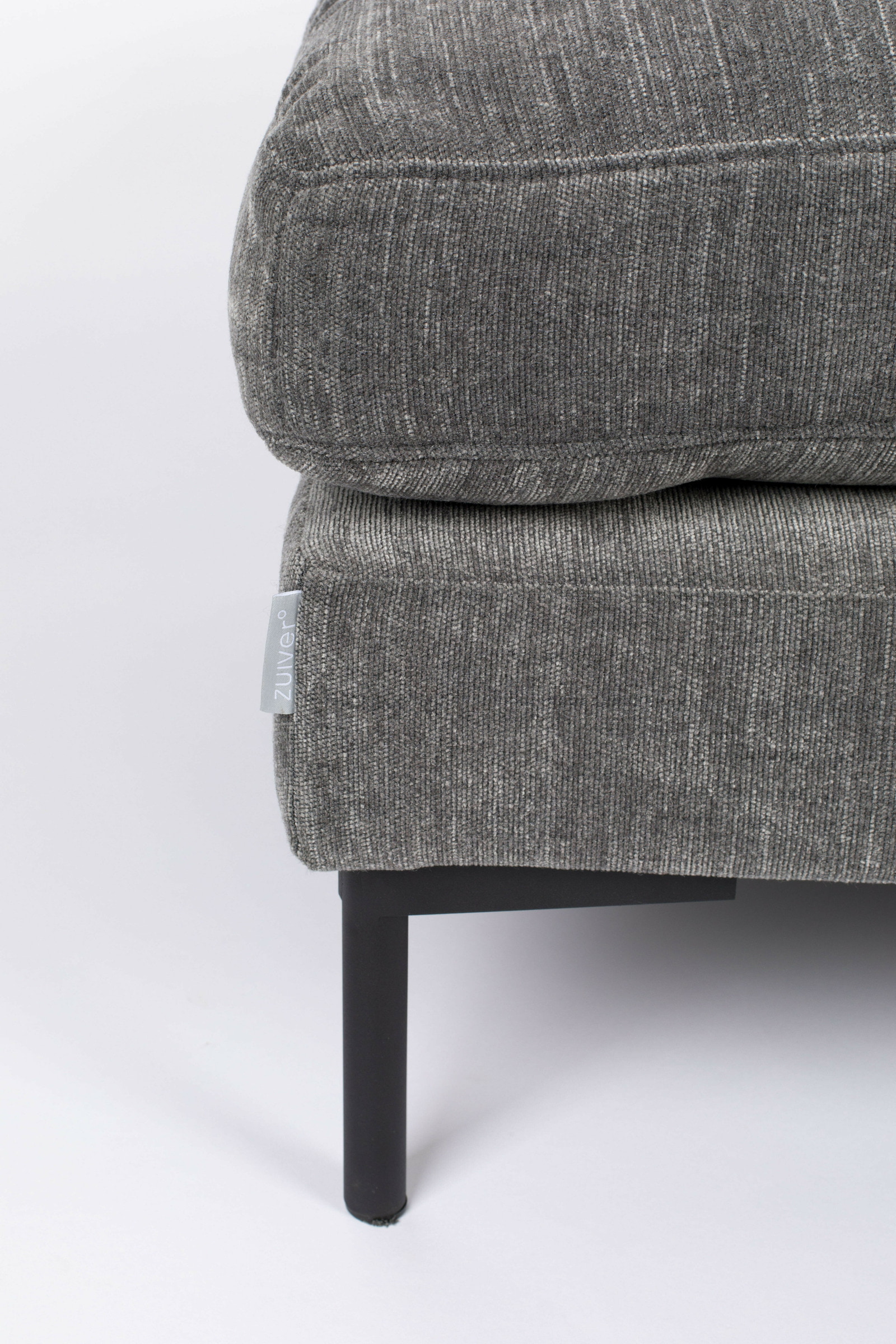 Zuiver Hocker 'Summer' kleur Antraciet