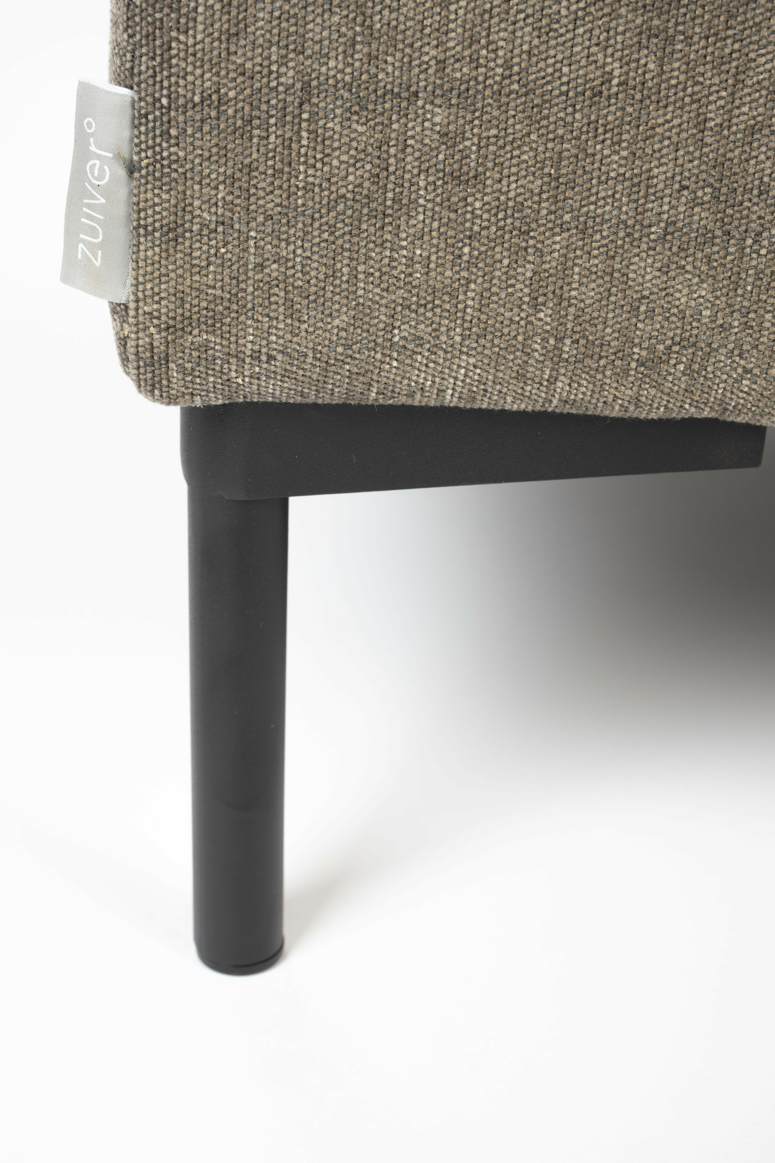 Zuiver Hocker 'Summer' kleur Coffee