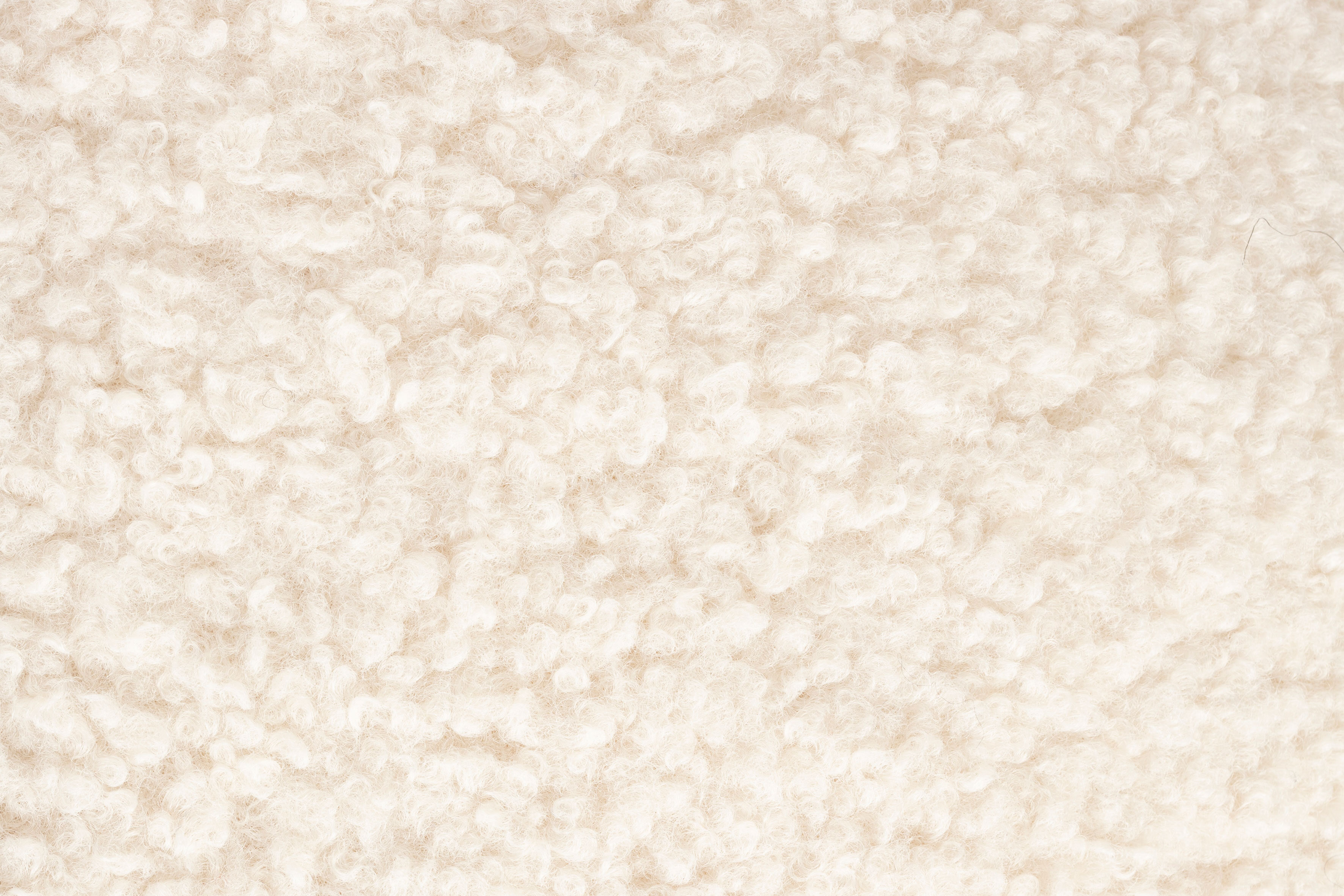 ZILT Hocker 'Cheron' Teddy, kleur Wit