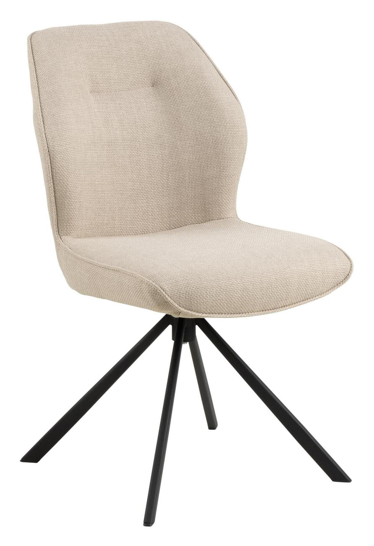 Bendt Draaibare Eetkamerstoel Chandler Bouclé - Beige
