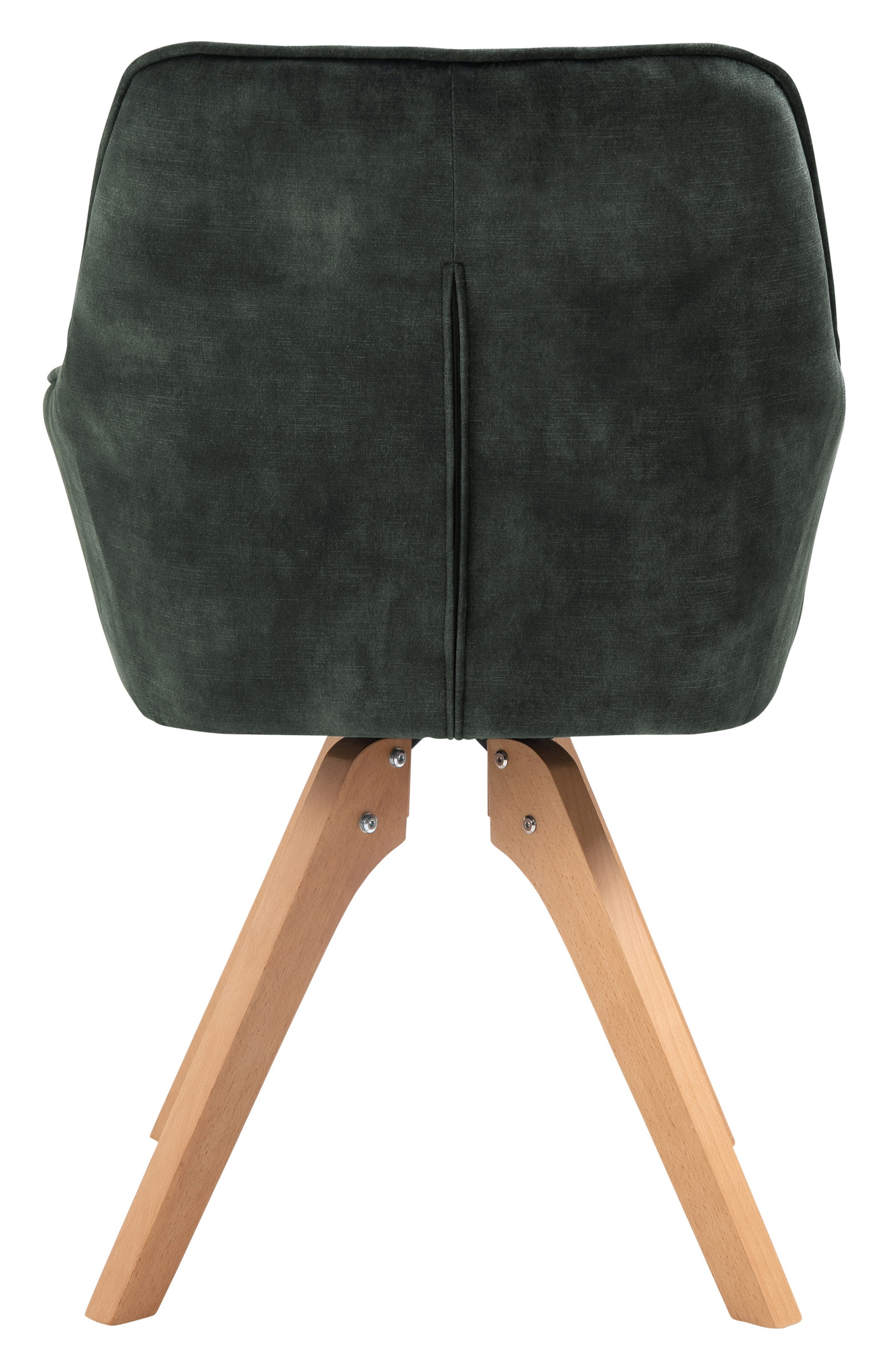 Artistiq Eetkamerstoel 'Mercur' Velvet, kleur donkergroen