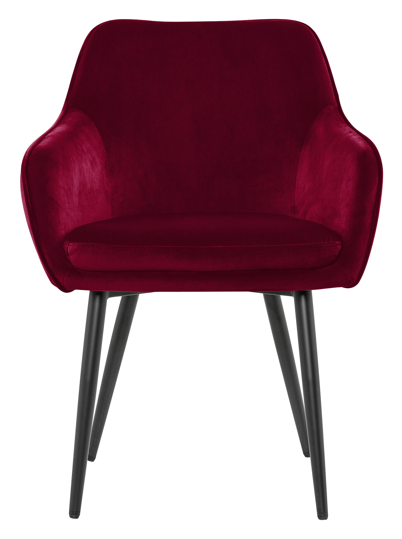 Artistiq Eetkamerstoel 'Juna' Velvet, kleur rood