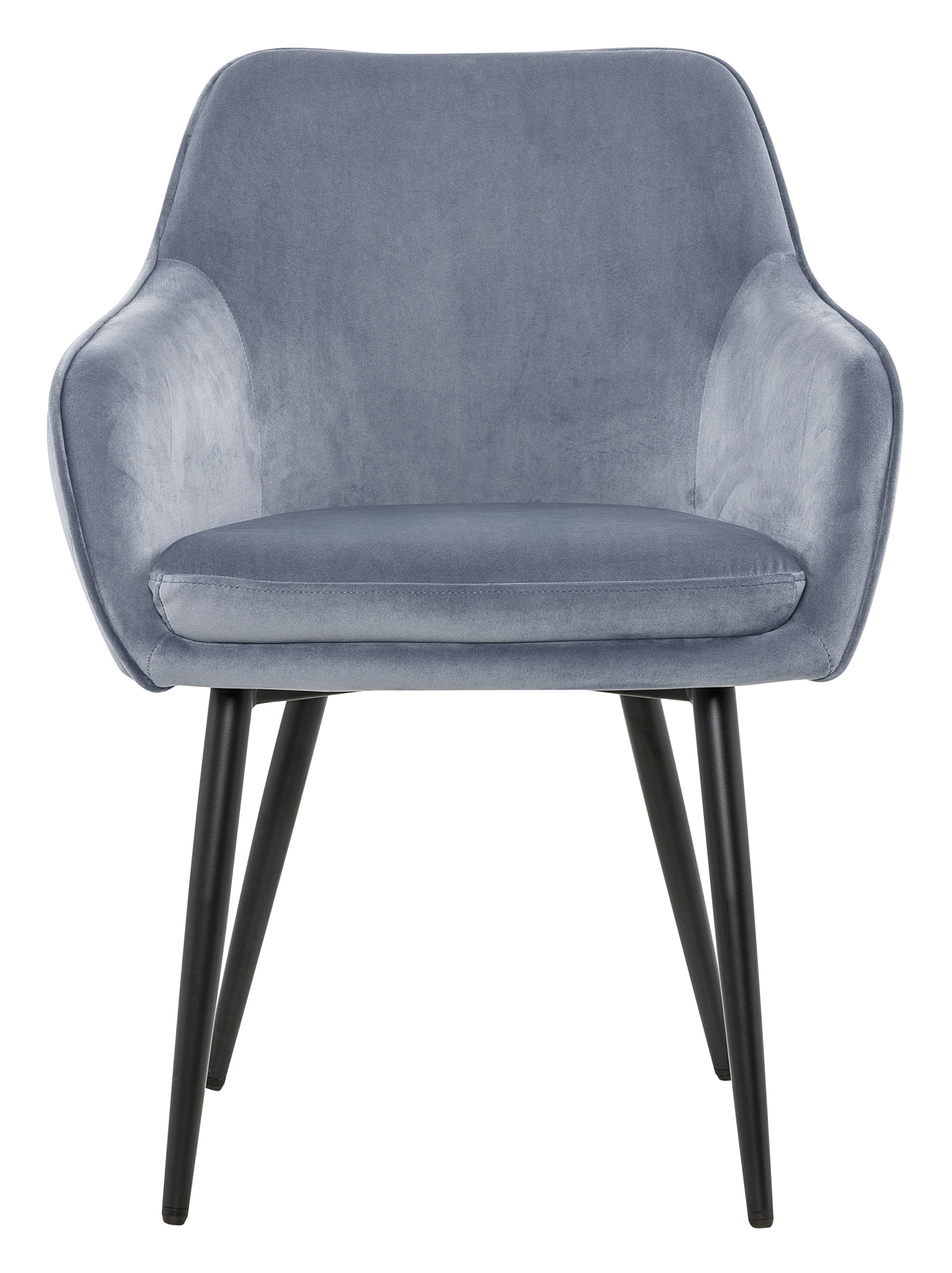 Artistiq Eetkamerstoel 'Juna' Velvet, kleur grijs
