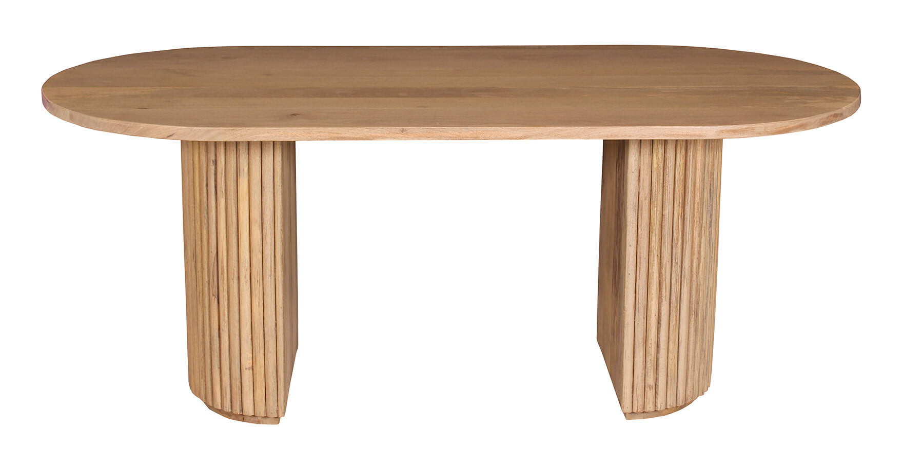 Tom Tailor Ovale Eettafel 'Tessica' Mangohout, 180 x 90cm