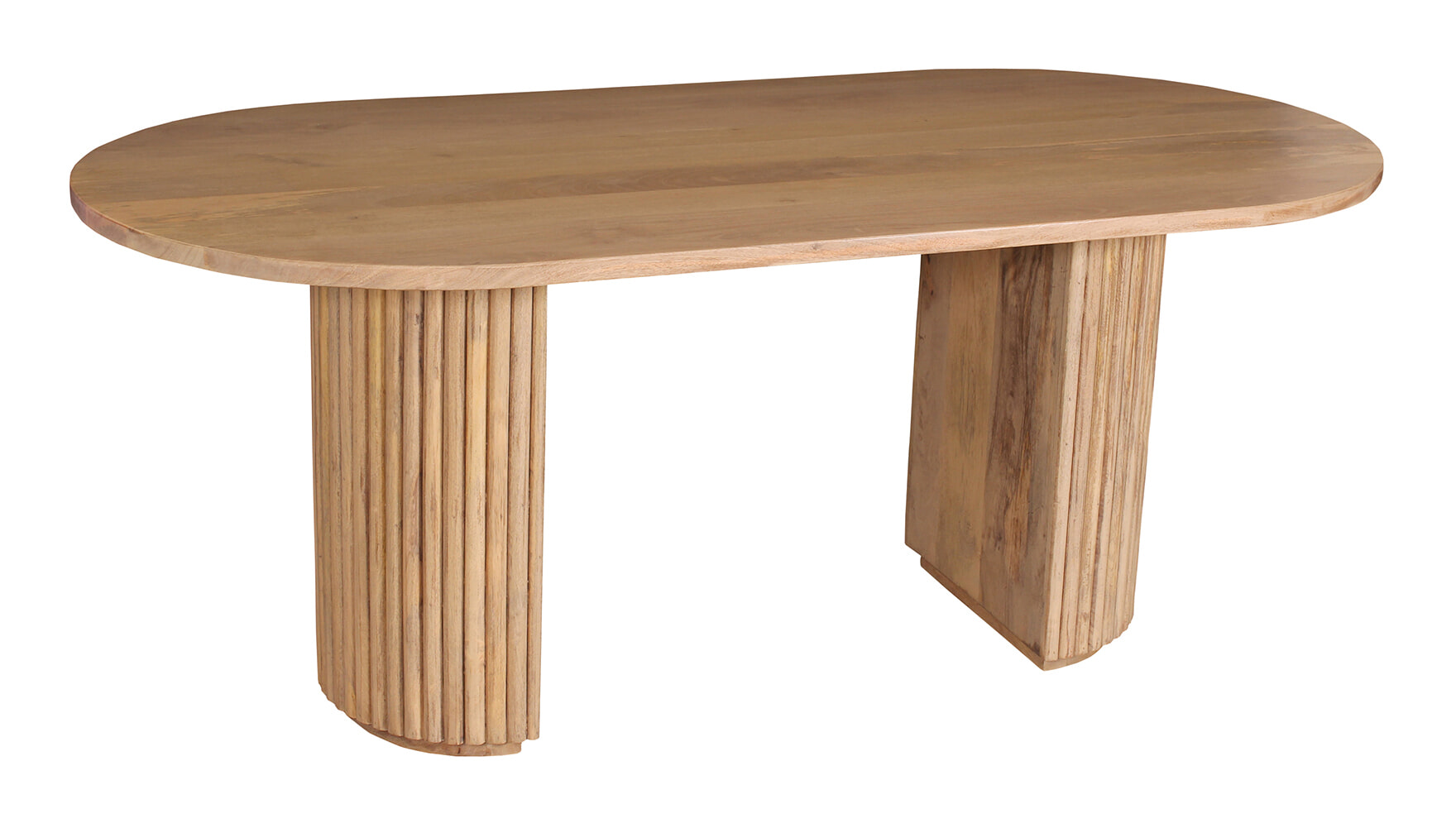 Tom Tailor Ovale Eettafel 'Tessica' Mangohout, 180 x 90cm