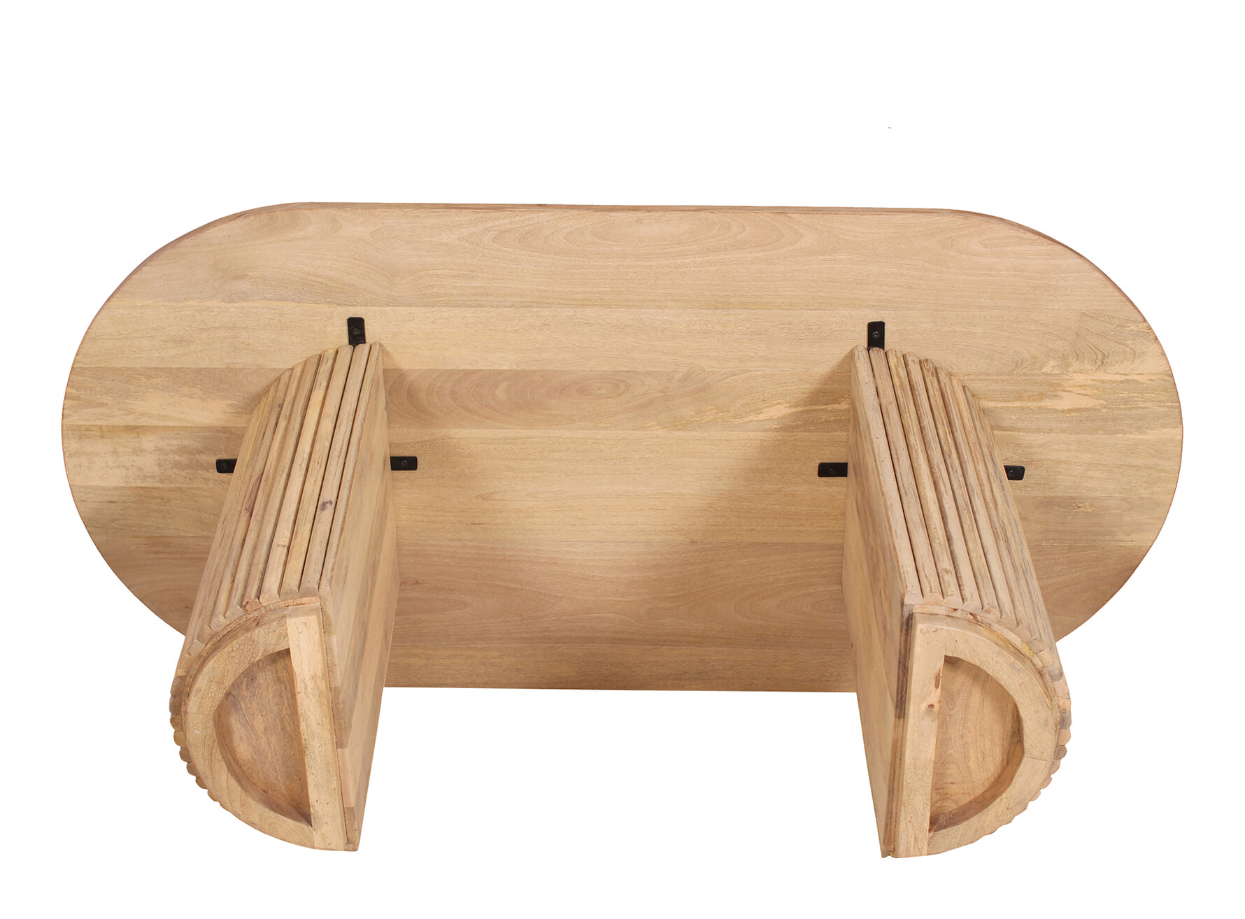 Tom Tailor Ovale Eettafel 'Tessica' Mangohout, 180 x 90cm