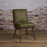 Tower Living Eetkamerstoel 'Belmonte', kleur groen